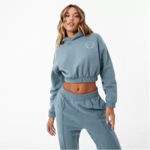 Image of Everlast Cropped Hoody - Blue