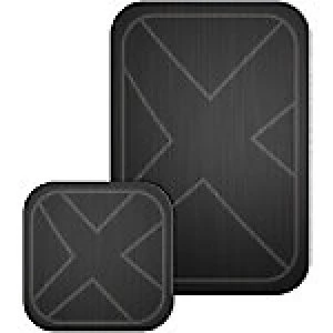 Image of XLAYER Magfix Metal Plate 214767 2-Pack Black