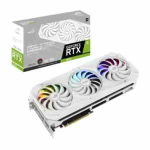 Image of ASUS NVIDIA GeForce RTX 3070 8GB ROG Strix OC White LHR Graphics Card