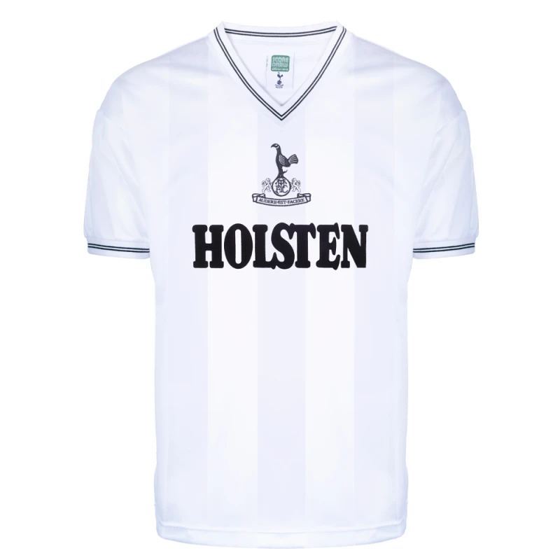 Image of Score Draw Tottenham Hotspur 1983 Retro Football Shirt SPURS83HPYSS-M M Mens Sportswear