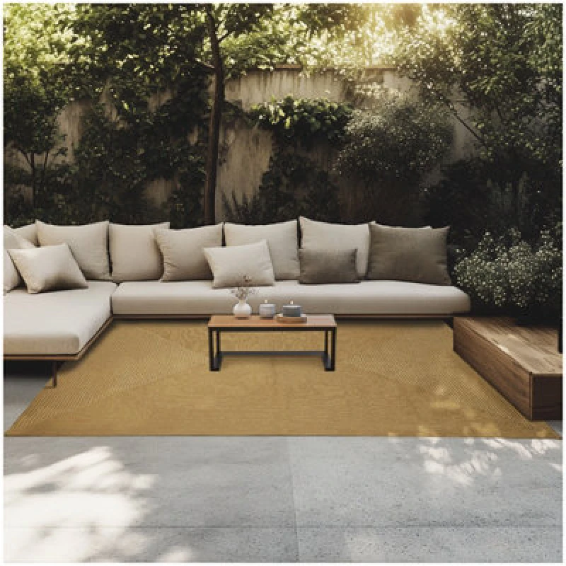 Image of Tectake Rug Raya - Jute Look, Boho Style, For Indoor & Outdoor, Durable, Easy-Care 160 X 230 Cm - Brown