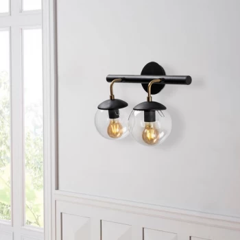 Image of Gondol - 3012 Black Wall Lamp