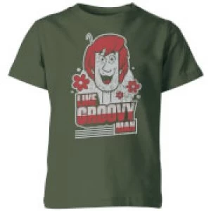 Image of Scooby Doo Like, Groovy Man Kids T-Shirt - Forest Green - 7-8 Years