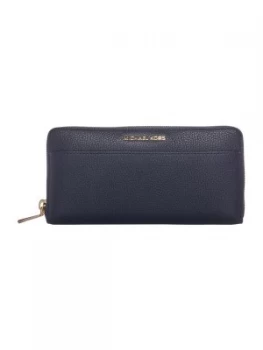 Image of Michael Kors Mercer Zip Around Purse Blue