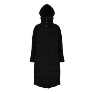 Image of Sandbanks Haven Long Jacket - Black