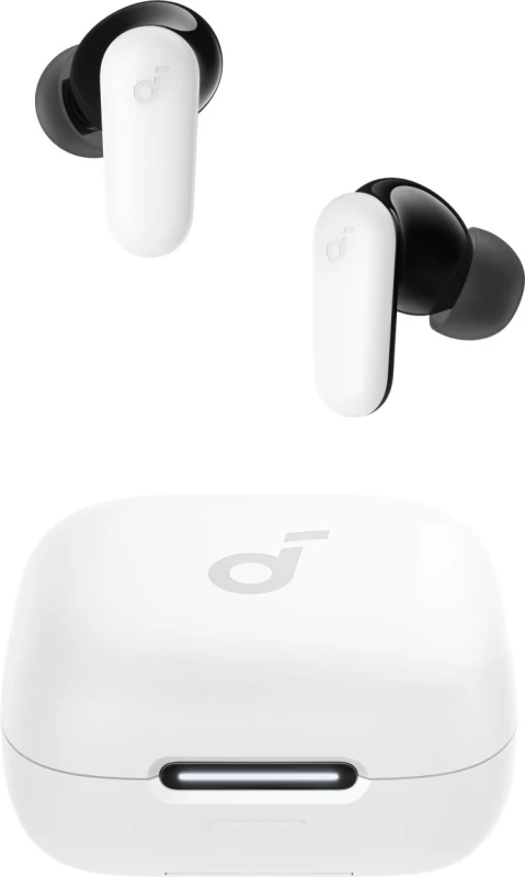 Image of SOUNDCORE R50i NC Wireless Bluetooth Noise Cancelling Earbuds - White 194644042790