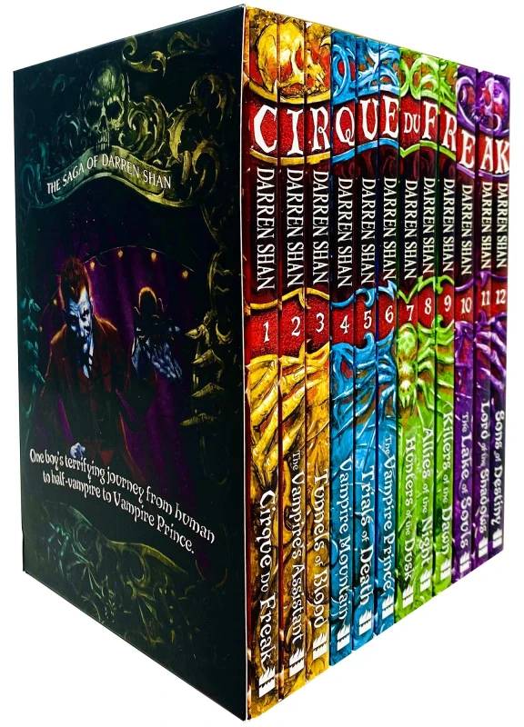 Image of The Saga of Darren Shan Complete Collection Cirque Du Freak Books 1 - 12 Box Set Darren Shan Books