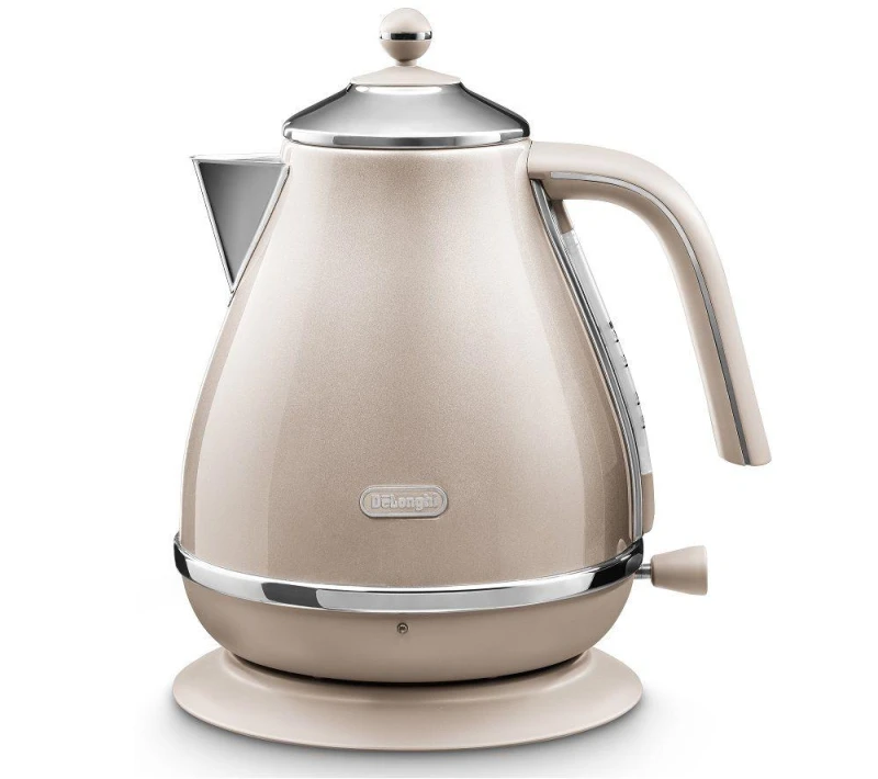 Image of DeLonghiIcona Metallics KBOT3001.BG Jug Kettle - Beige, White 8004399773950