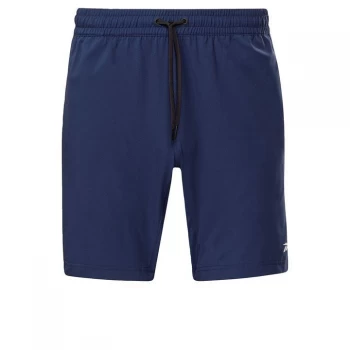 Image of Reebok Workout Ready Shorts Mens - Vector Navy