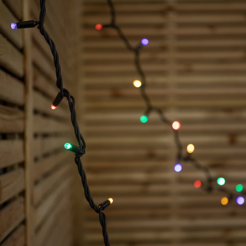 Image of 29.9m Set of 300 Connectable Max String Lights with Multi-Coloured LEDs