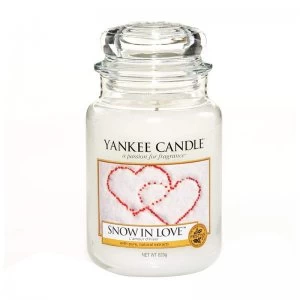 Image of Yankee Candle Snow In Love Large Candle 623g