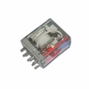 Image of Greenbrook Plug-in 2 Pole 8 Pin 115V AC Industrial Square Terminal Relay