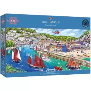 Image of Looe Harbour Jigsaw Puzzle - 636 Pieces