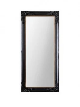Image of Gallery Harrelson Antique Black Leaner Mirror