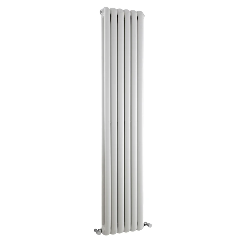 Image of Balterley Aspire Vertical Double Panel Radiator 1800mm x 383mm - Gloss White White Unisex