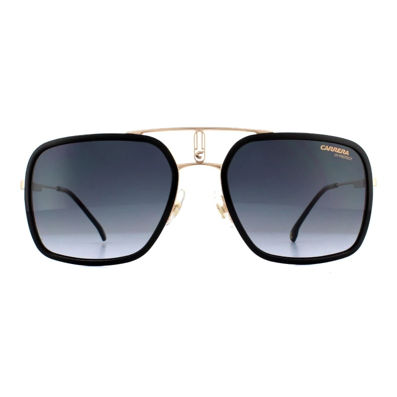Image of Carrera Aviator Gold Black Dark Grey Gradient Sunglasses Black male