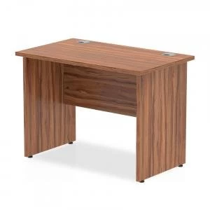 Image of Trexus Desk Rectangle Panel End Leg 1000x600mm Walnut Ref MI001964