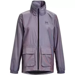 Image of Under Armour Rush Iridescent Jacket Womens - Blue