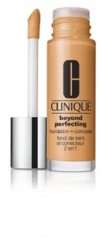 Image of Clinique Beyond Perfecting 2 in 1 Foundation and Concealer Hazelnut