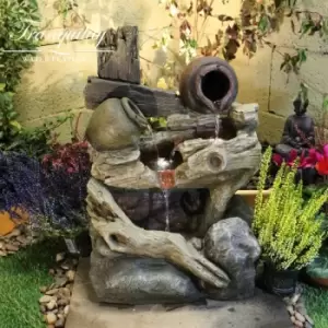 Image of Pouring Jugs Solar Powered Water Feature