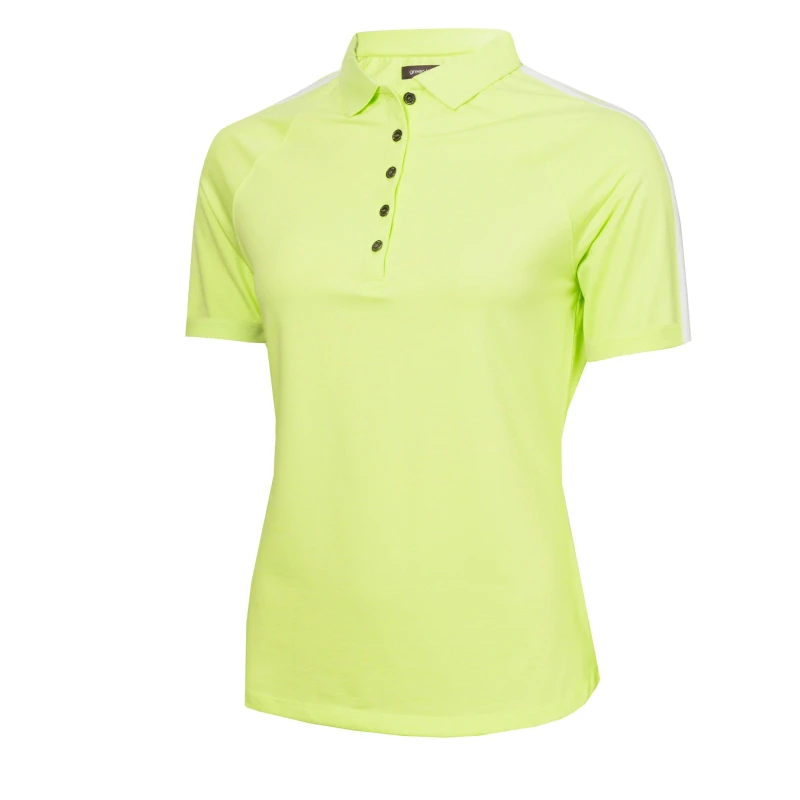 Image of Calvin Klein Golf Womens Short-Sleeve Performance Polo Shirt Soflm-Wh female 8 (XS)