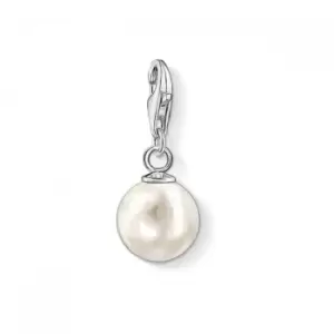 Image of Thomas Sabo Charm Club Silver White Pearl Pendant 1462-082-14
