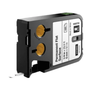 Image of Dymo 1868735 Black On White Label Tape 6mm x 9.1m