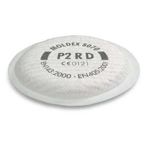 Image of Moldex 8070 P2 R D Filter White Ref M8070 4 Pairs Up to 3 Day Leadtime