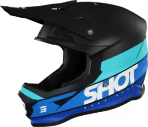 Image of Shot Furious Story Motocross Helmet, black-blue, Size XL, black-blue, Size XL