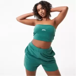 Image of Slazenger ft.Wolfie Cindy Towelling Bandeau - Green