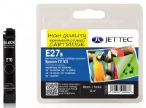 Image of Epson T2701 Black Remanufactured Ink Cartridge by JetTec E27B