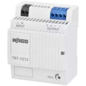 Image of WAGO 787-1012 Compact Single Phase 24VDC 2.5A Switched-Mode Power ...