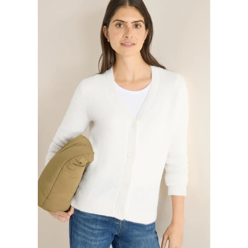 Image of cecil Womens cardigan Cecil Featheryarn Gris Female S