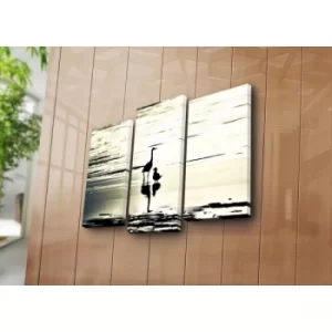 Image of 3NATPAT-35 Multicolor Decorative Canvas Painting (3 Pieces)