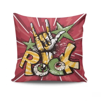 Image of NKRLNT-072 - No Filling Multicolor Cushion Cover