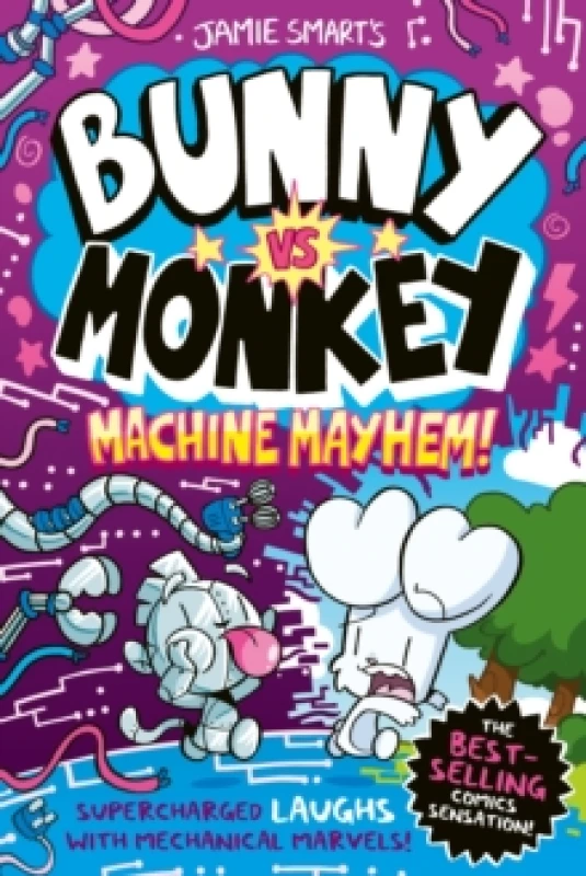 Image of Bunny vs Monkey: Machine Mayhem (a Phoenix Comic Book, from the million-selling Jamie Smart, Illustrator of the Year) Paperback / softback