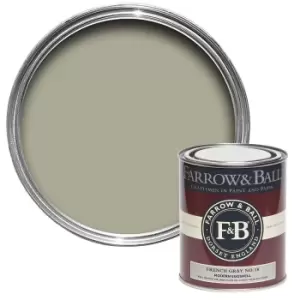 Image of Farrow & Ball Modern Eggshell Paint French Gray - 750ml