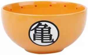 Image of Dragon Ball Goku Symbols Cereal bowl orange black