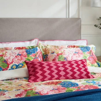 Image of Sanderson Very Rose & Peony Double Duvet Cover, Multi