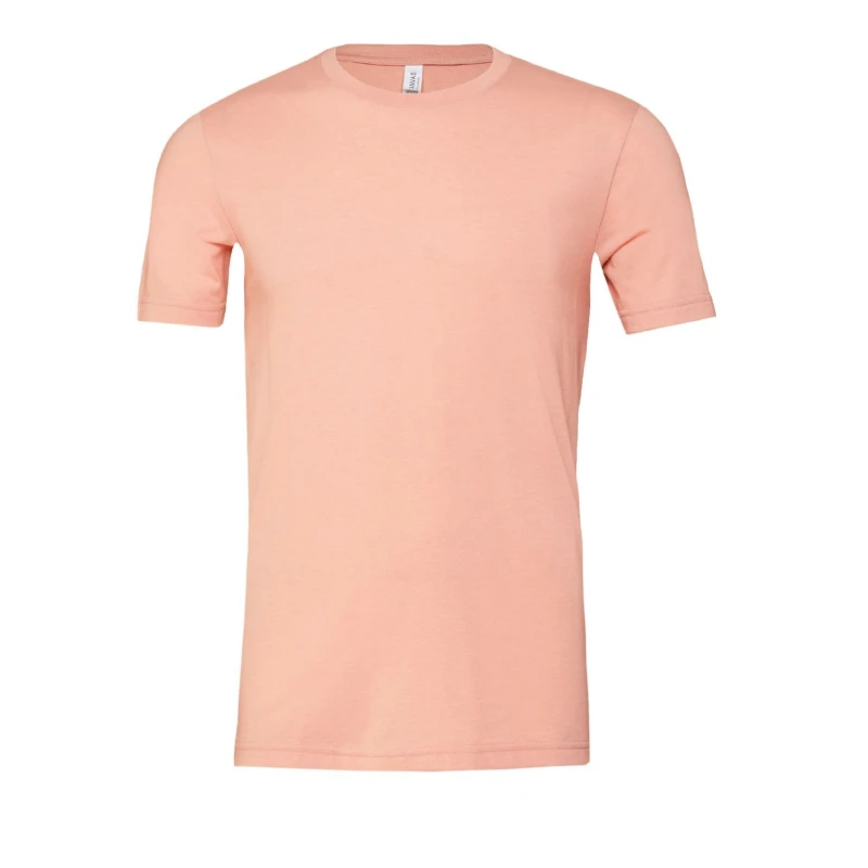 Image of Bella + Canvas Mens T-Shirt in Peach Size: XS Peach Male XS