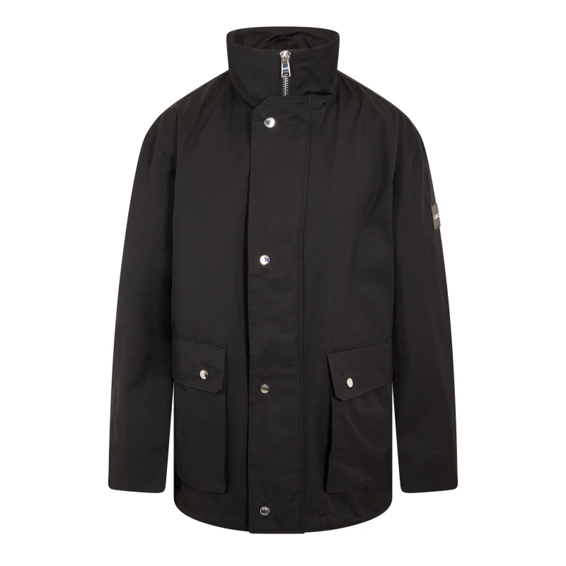 Image of Boss Mens Cabato Rain Anorak Black male 40 (50)