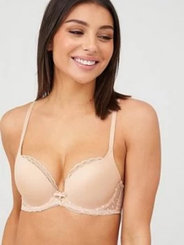 Image of Gossard Scarlett Padded Plunge Bra - Nude