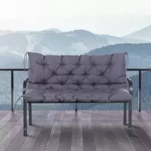 Image of Outsunny Garden Bench Cushion, 2 Seater Seat Pad, Swing Chair Replacement Seat for Indoor & Outdoor Use, 120W x 110L x 12D cm