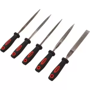 Image of E1330 5 Piece 100mm (4) diamond file set - Amtech