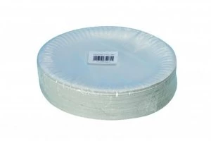 Image of Value Paper Plates 9" White (Pack 100)