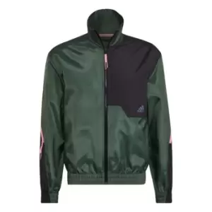 Image of adidas X-City Track Top Mens - Green Oxide / Carbon