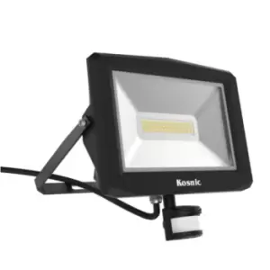 Image of Kosnic 30w IP65 LED Floodlight with PIR Sensor- KFLDHS30Q344/S-W65-BLK