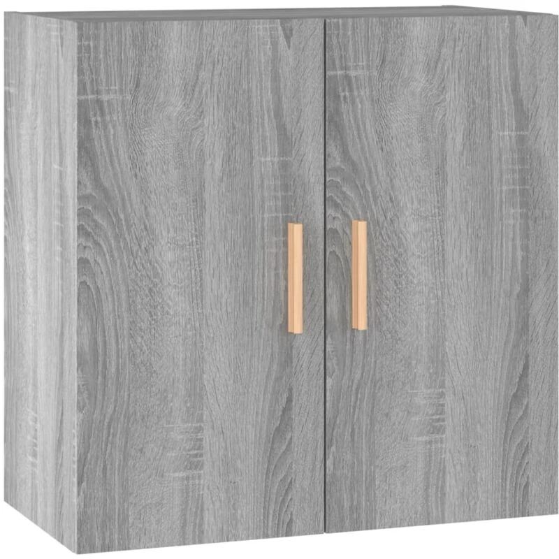 Image of Vidaxl Wall Cabinet Grey Sonoma 60X30X60 Cm Engineered Wood, Grey 817592