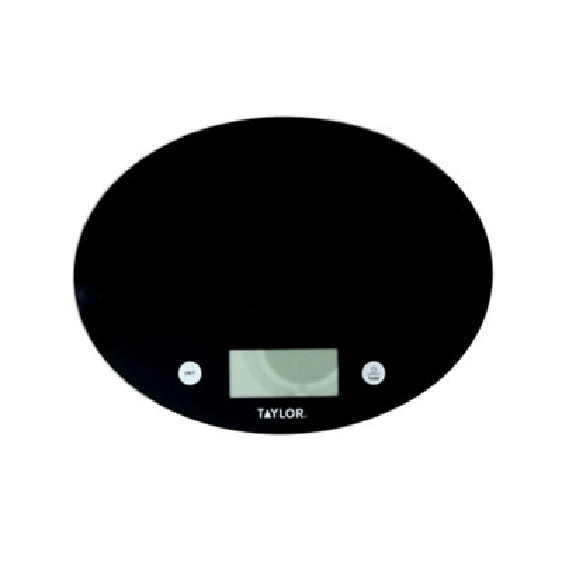 Image of Taylor Slimline Digital Dual Kitchen Scale, 5Kg / 5000Ml, Black Glass