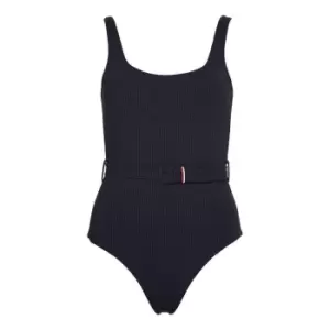 Image of Tommy Bodywear Scoop Back One Piece - Blue